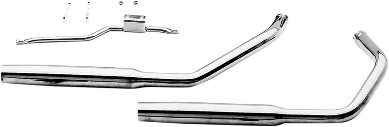 Avgassystem Paughco 38" koniska krom XL Sportster 57-85