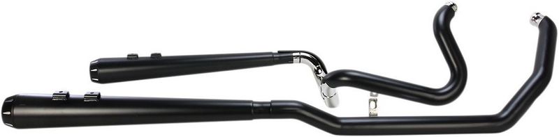 Avgassystem Bassani Xhaust True-Dual Touring 09-16 svart