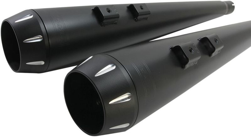 Avgassystem Bassani Xhaust True-Dual Touring 09-16 svart