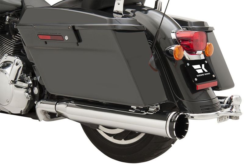 Avgassystem Khrome Werks 2 into-2 Dominator Two-step Crossover krom Touring 09-16