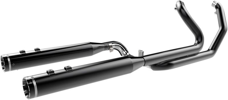 Avgassystem Khrome Werks 2 into-2 Dominator Two-step Crossover W/4.5M svart Touring 09-16