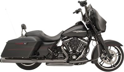 Avgassystem Khrome Werks 2 into-2 Dominator Two-step Crossover W/4.5 svart Touring 09-16
