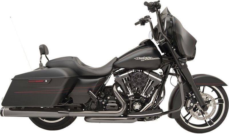 Avgassystem Khrome Werks 2 into-2 Dominator Two-step Crossover W/4.5 svart Touring 09-16