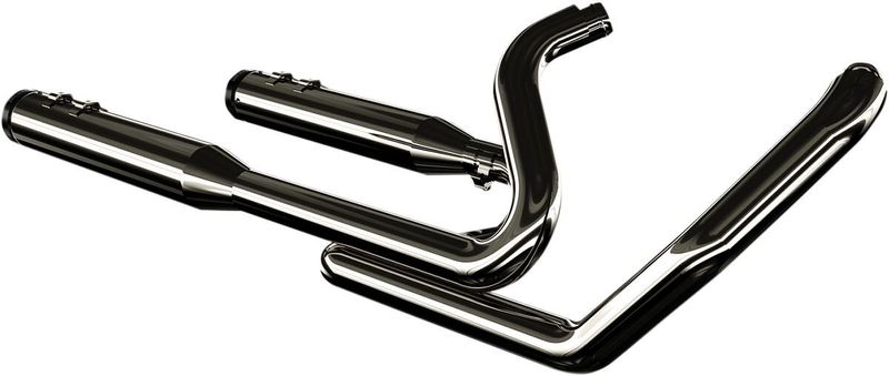 Avgassystem Khrome Werks 2 into-2 Dominator Two-step Crossover W/4.5 svart Touring 09-16
