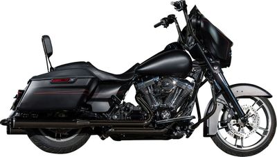 Avgassystem Khrome Werks 2 into-2 Dominator Two-step Crossover W/4.5 svart Touring 09-16