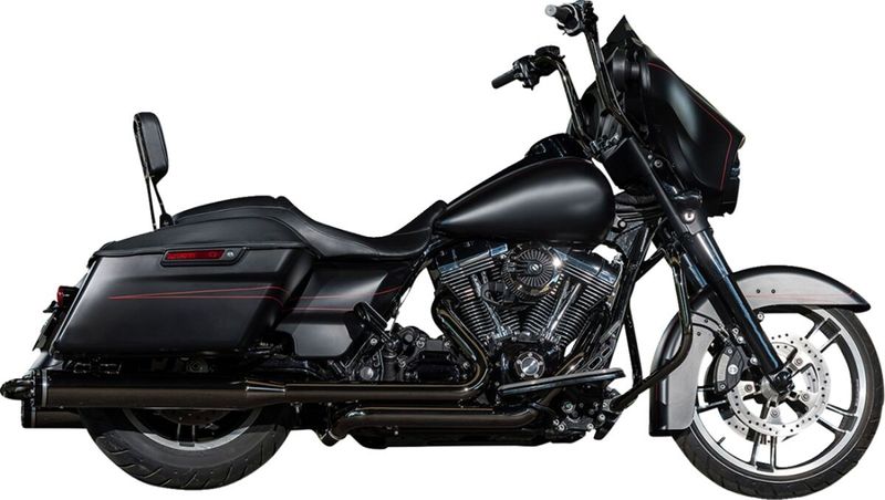Avgassystem Khrome Werks 2 into-2 Dominator Two-step Crossover W/4.5 svart Touring 09-16