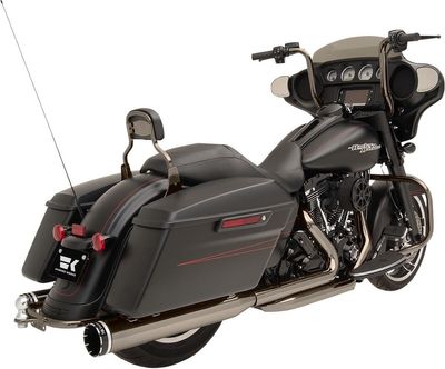 Avgassystem Khrome Werks 2 into-2 Dominator Two-step Crossover W/4.5 svart Touring 09-16