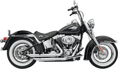 Avgassystem Bassani Xhaust FireFlight Frflit krom Softail 85-17