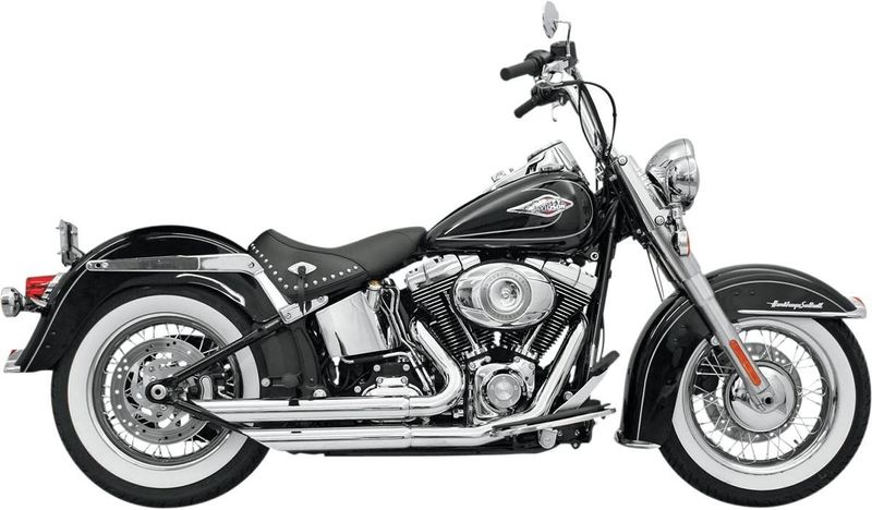 Avgassystem Bassani Xhaust FireFlight Frflit krom Softail 85-17