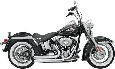 Avgassystem Bassani Xhaust FireSweep Softail 85-17 krom