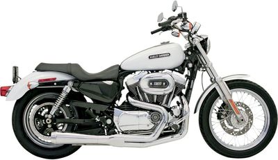 Avgassystem Bassani Xhaust Rage 2 1 XL Sportster 86-03 krom