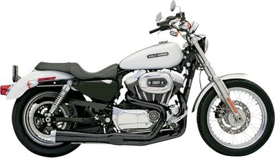 Avgassystem Bassani Xhaust Rage 2 1 XL Sportster 86-03 svart