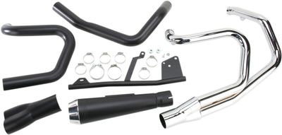 Avgassystem Bassani Xhaust Rage 2 1 svart Sportster 04-13
