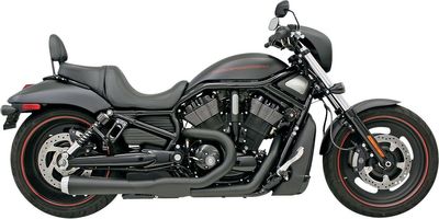 Avgassystem Bassani Xhaust Rage 2 1V svart V-Rod 07-15