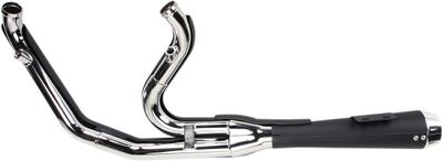 Avgassystem Bassani Xhaust Rage 2 1 svart Dyna 06-17
