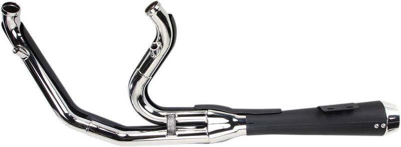 Avgassystem Bassani Xhaust Rage 2 1 svart Dyna 06-17