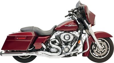 Avgassystem Bassani Xhaust Rage II B1 2 Touring 95-16, Trike 14-15 krom
