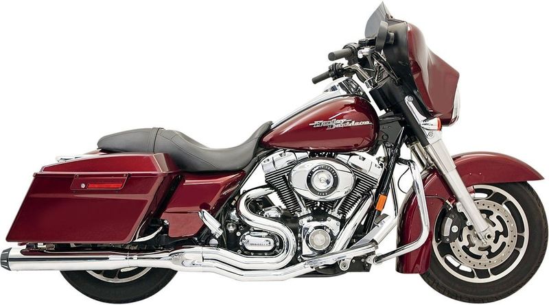 Avgassystem Bassani Xhaust Rage II B1 2 Touring 95-16, Trike 14-15 krom