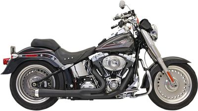 Avgassystem Bassani Xhaust Rage 2 1 Softail 85-17 svart