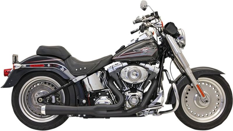 Avgassystem Bassani Xhaust Rage 2 1 Softail 85-17 svart