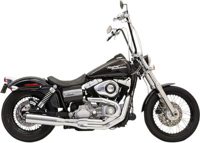 Avgassystem Bassani Xhaust Rage II B1 2 Dyna 91-17 krom