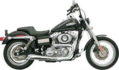 Avgassystem Bassani Xhaust Rage 2 1 Dyna 91-17 krom