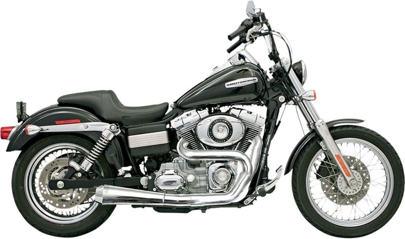 Avgassystem Bassani Xhaust Rage 2 1 Dyna 91-17 krom
