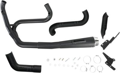 Avgassystem Bassani Xhaust Rage 2 1 Dyna 91-17 svart