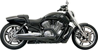 Avgassystem Bassani Xhaust Rage II B1 2 svart V-Rod 04-17