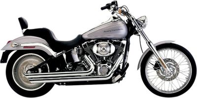 Avgassystem Cobra Speedster SlashDown Softail 12-17 krom