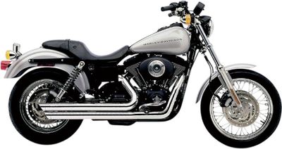 Avgassystem Cobra Speedster SlashDown Dyna 12-17 krom