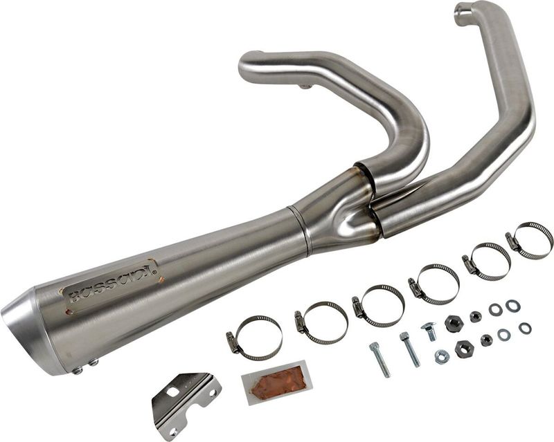 Avgassystem Bassani Xhaust Rage 2 1 Road kort Touring 17-upp 1F42SS