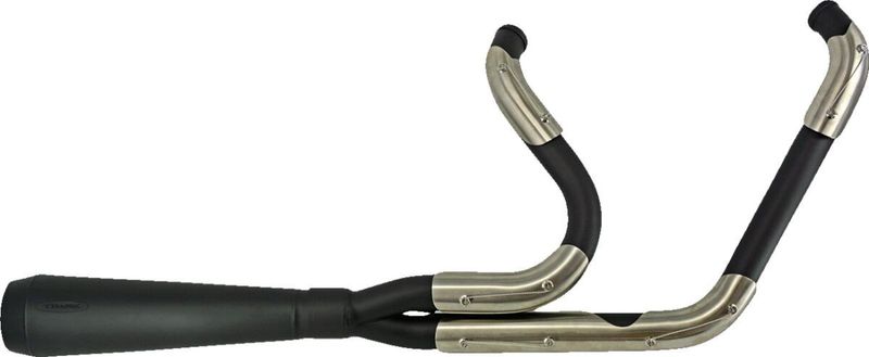 Avgassystem Trask Assault 2 1 Aslt svart rostfri Touring 96-06