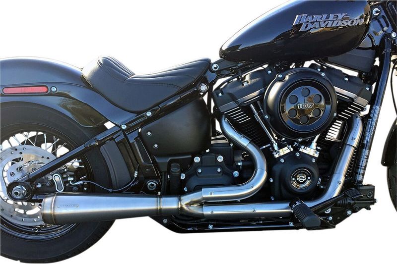 Avgassystem Trask 2 into-1 Assault Softail 18-24