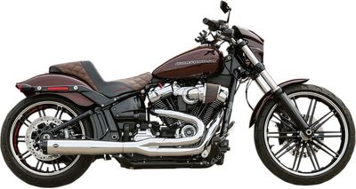 Avgassystem S&S SuperStreet 2 1 50 krom Softail 18-23