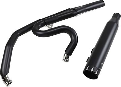 Avgassystem Bassani Xhaust Rage 2 into-1 Touring 17-upp svart