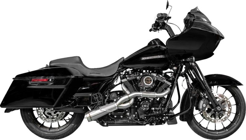 Avgassystem Trask 2 into-1 Sexy Touring 17-24 rostfri