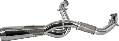 Avgassystem Trask 2 into-1 Sexy Touring 17-24 rostfri