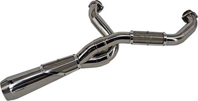 Avgassystem Trask 2 into-1 Sexy polerad Touring 17-24