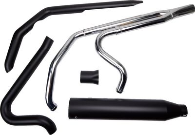 Avgassystem Khrome Werks 2 into-1 Outlaw Touring 09-24 svart