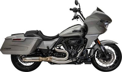 Avgassystem Bassani Xhaust 2 into-1 Mid-Length FL17 2-1 rostfri Touring 17-upp