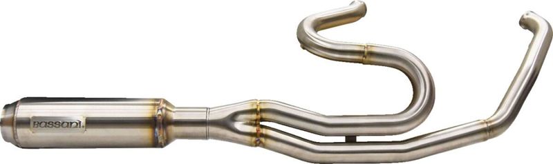 Avgassystem Bassani Xhaust 2 into-1 Mid-Length FL17 2-1 rostfri Touring 17-upp