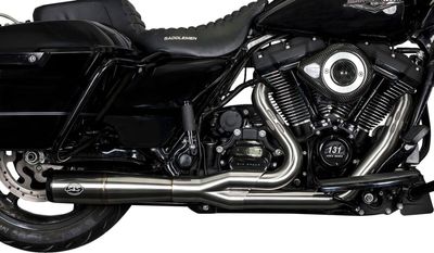 Avgassystem S&S 2 into-1 Diamondback rostfri diamond Touring 17-upp