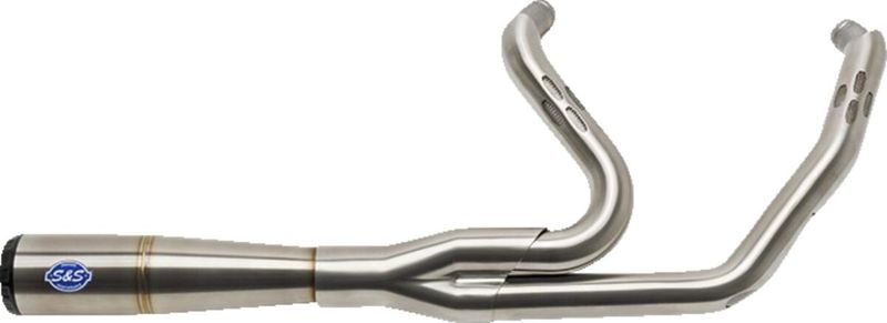 Avgassystem S&S 2 into-1 Diamondback rostfri diamond Touring 17-upp