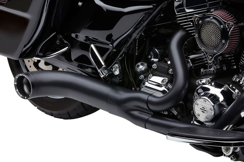 Avgassystem Cobra Turn Out 2 1 krom FLT/Touring 09-16