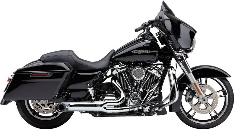 Avgassystem Cobra Turn Out 2 1 Touring 17-26 krom