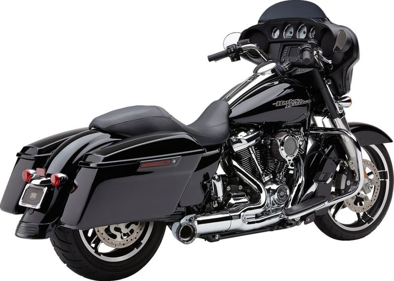 Avgassystem Cobra Turn Out 2 1 Touring 17-26 krom