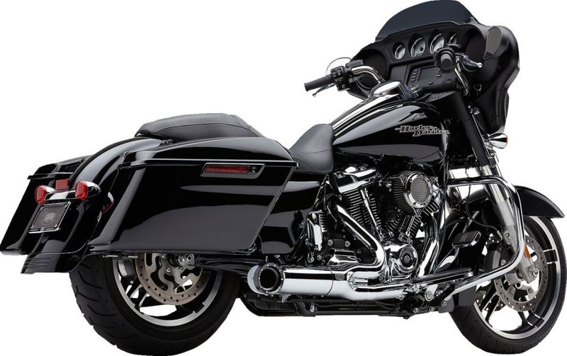 Avgassystem Cobra Turn Out 2 1 Touring 17-26 krom