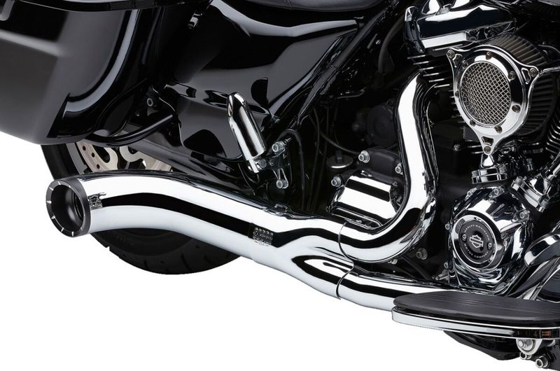 Avgassystem Cobra Turn Out 2 1 Touring 17-26 krom