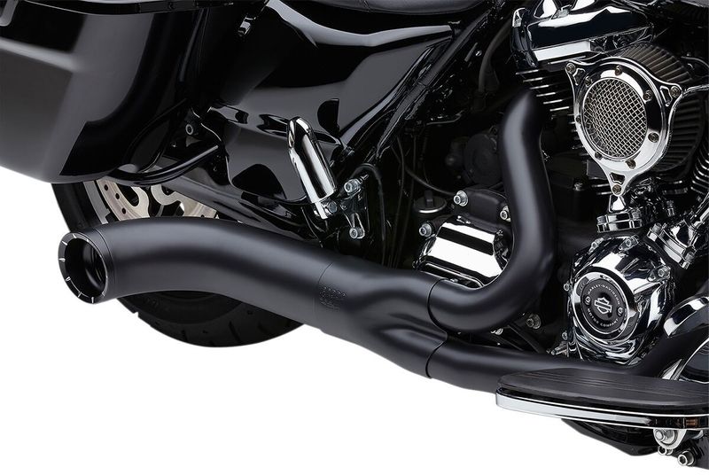 Avgassystem Cobra Turn Out 2 1 Touring 17-26 svart